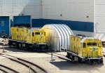 MNCR 401, 402 at the locomotive shops.